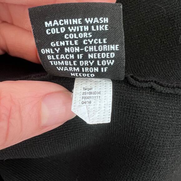 VICTORIA BECKHAM FOR TARGET COLLAB  RUFFLE SLEEVE A LINE MINI DRESS BLK LG - Picture 13 of 13